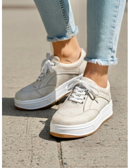 Zoe Craquelado White